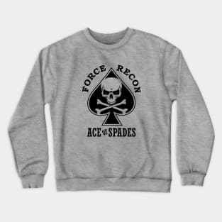 Mod,1 USMC Force Recon Ace of Spades Crewneck Sweatshirt